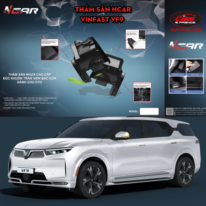 Thảm sàn Ncar cho VINFAST VF9